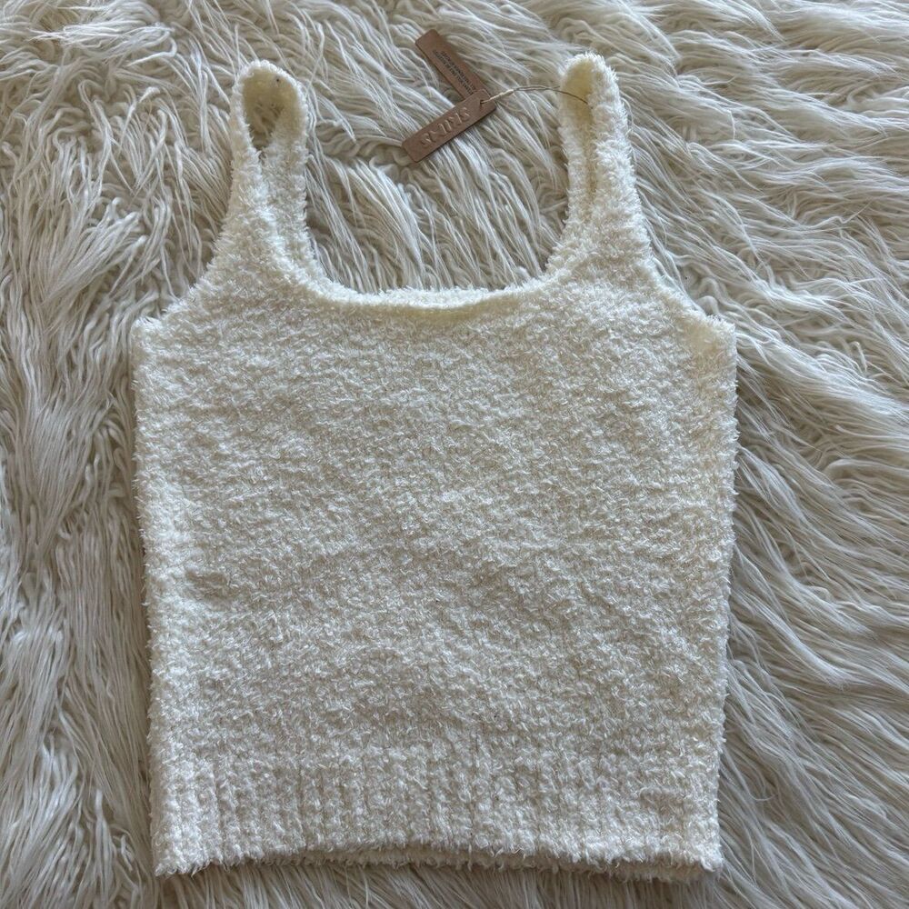 Skims Cozy Knit Tank Bone Size L/XL